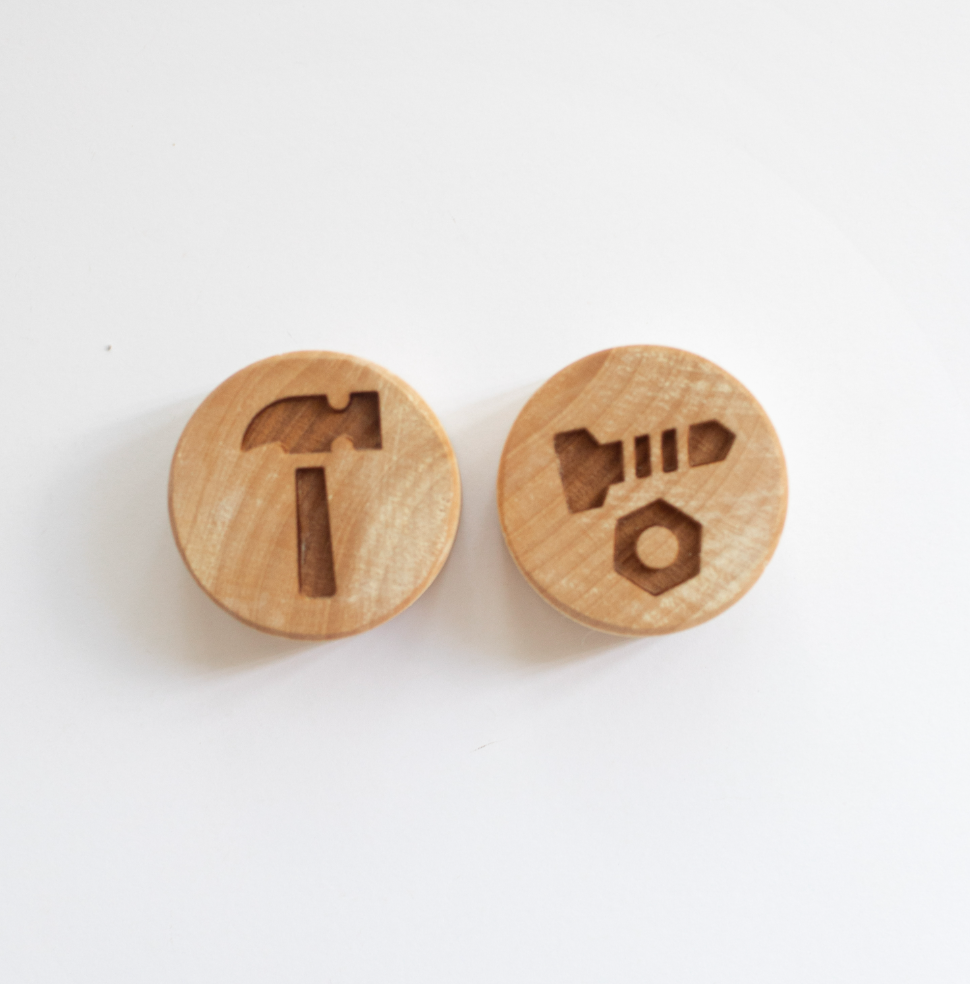 Houten stempels - gereedschap