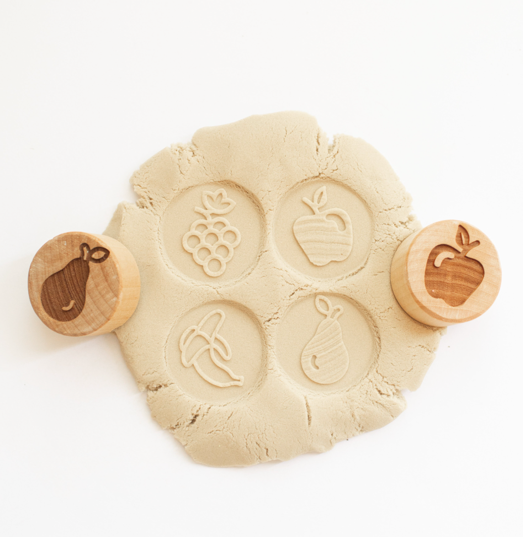 Houten stempels - fruit