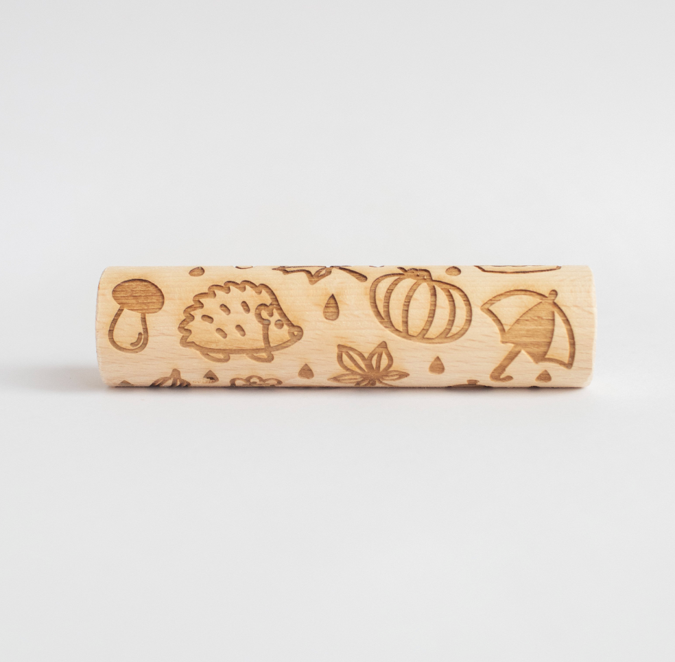 Houten roller - de herfst