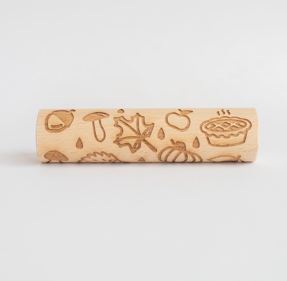 Houten roller - de herfst