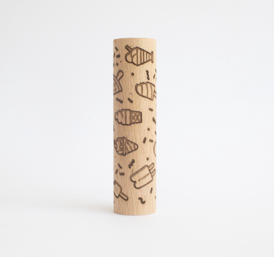 Houten roller - ijsjes