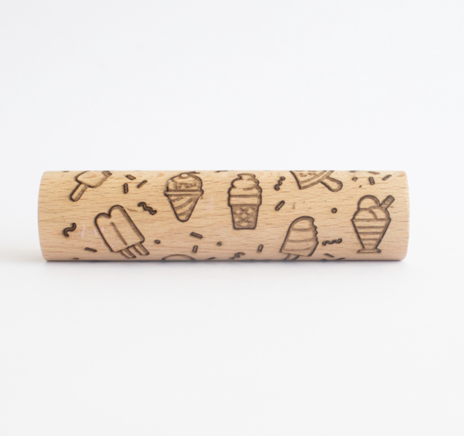 Houten roller - ijsjes